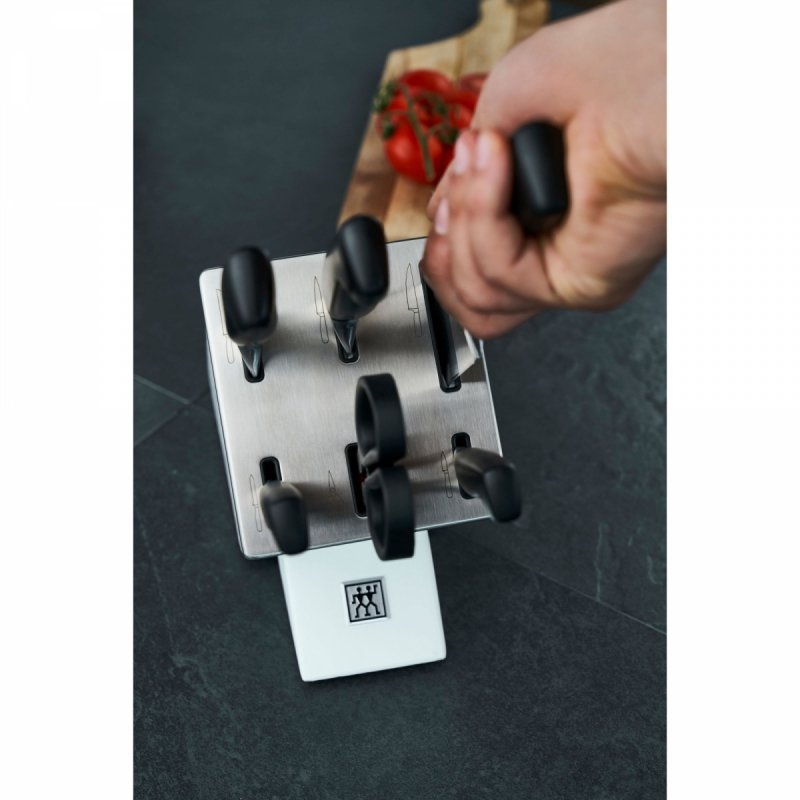 Zestaw 5 Noży W Bloku Samoostrzącym Biały Four Star Zwilling