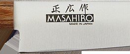 Nóż Masahiro Sankei Santoku 165mm Brązowy [35921] uniwersalny