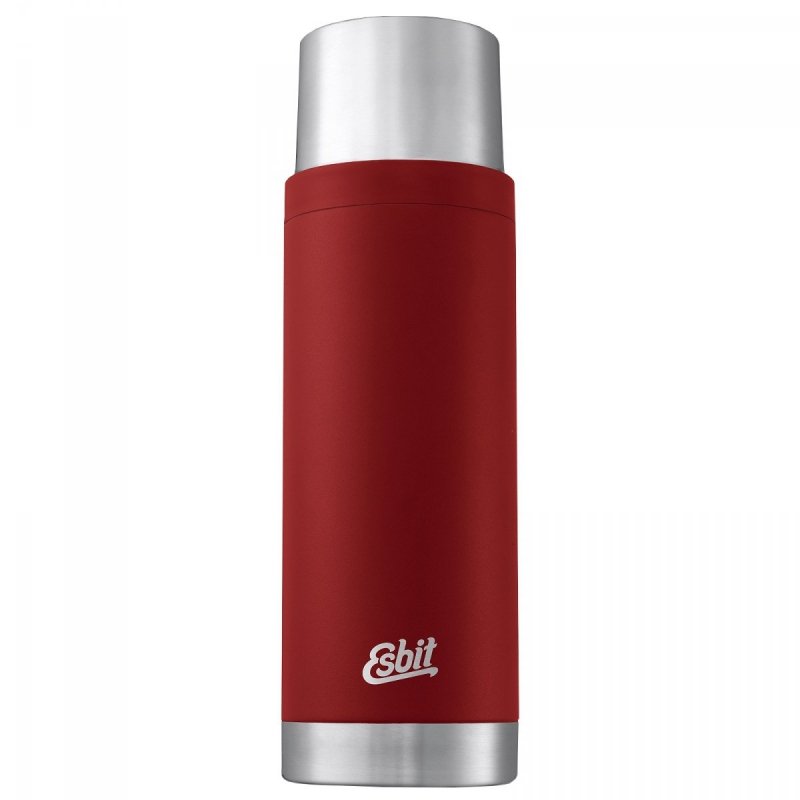 Termos Esbit Sculptor Vacuum Flask 1L Burgund - stal nierdzewna, BPA free