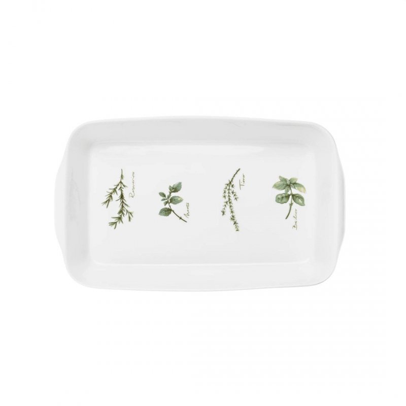LA PORCELLANA BIANCA COLTIVIA Naczynie Do Zapiekania 40x24x6 Cm Coltivia