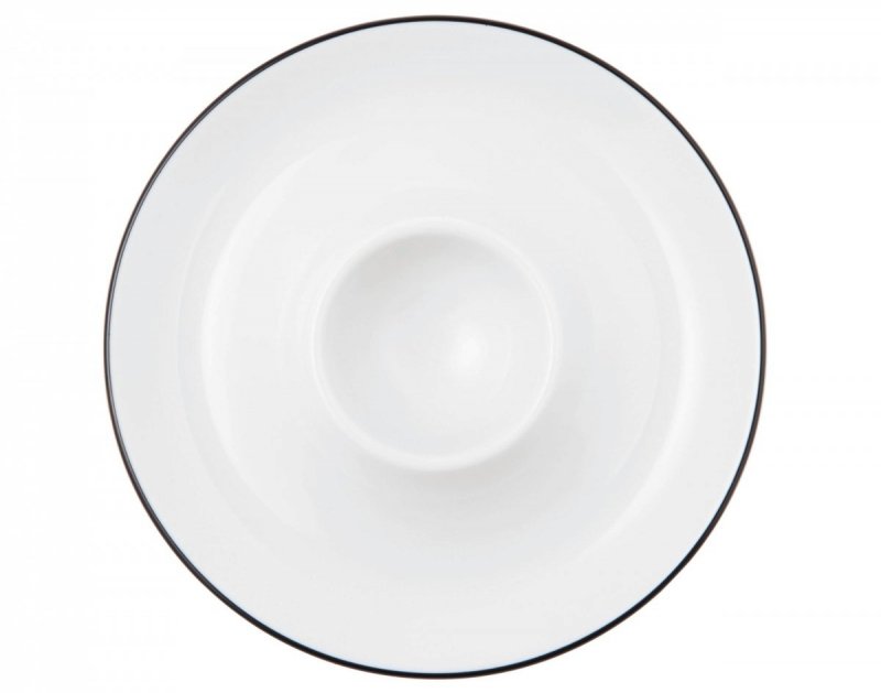 SELTMANN LIDO BLACK LINE Zestaw 6 Podstawek Na Jajko 12.5 Cm Lido Black Line Seltman Wieden