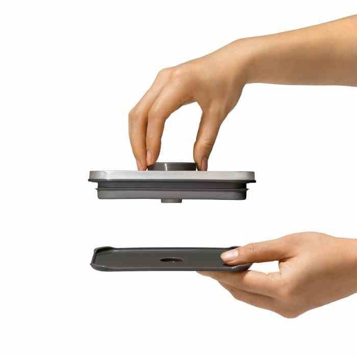 OXO-Pojemnik kwadratowy 4,2l. stalowy, STL