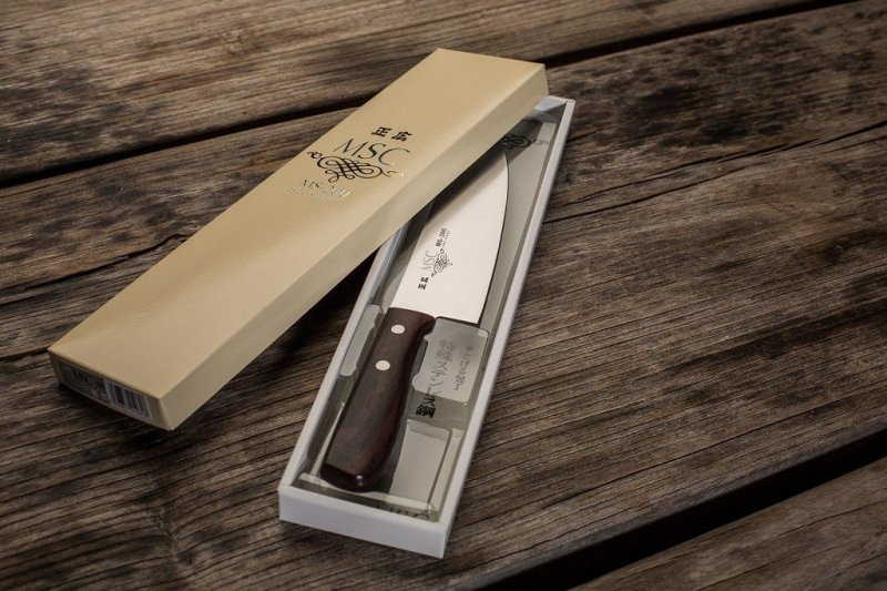 Nóż Masahiro Msc Santoku 165mm [11061] uniwersalny