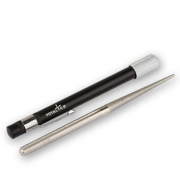 Diamentowa Ostrzałka Taidea TY0905 - Ergonomiczna, do noży kuchennych, nożyczek i haczyków - Dł. 67 mm - Taidea