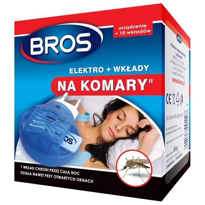 Elektro + 10 wkładów Bros na komary