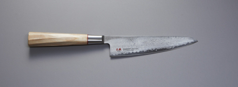 Nóż kuchenny Suncraft SENZO TWISTED OCTAGON Santoku small 143 mm