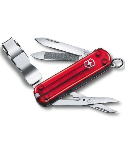 Scyzoryk Victorinox Nail Clip - 8 funkcji, nożyczki, pilnik do paznokci, kompaktowy multitool do codziennej pielęgnacji - 65 mm - Victorinox