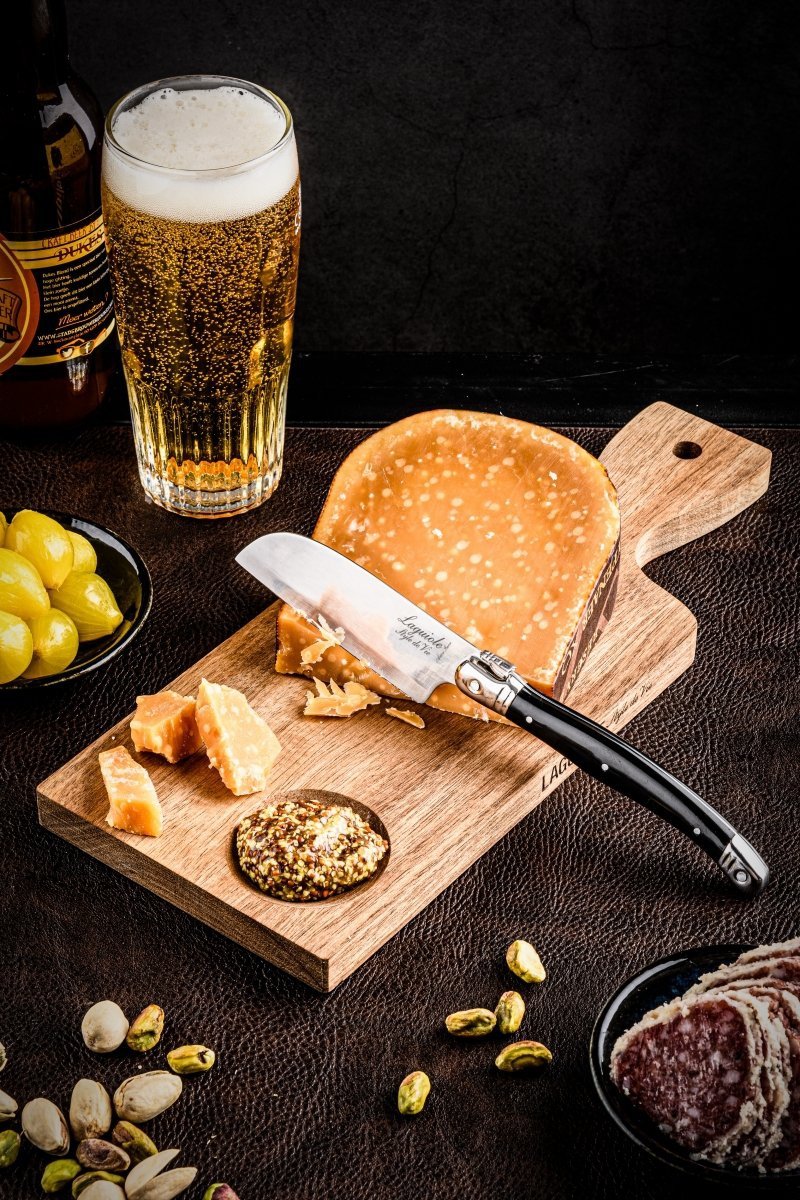 Nóż do sera Santoku 9 cm Laguiole Deska Premium Line Acacia