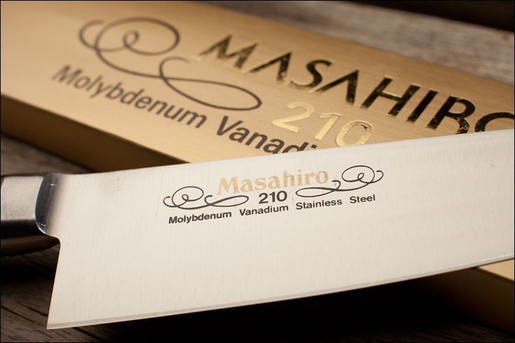 Nóż Masahiro Sankei Utility 15 cm brązowy MBS-26 lekki