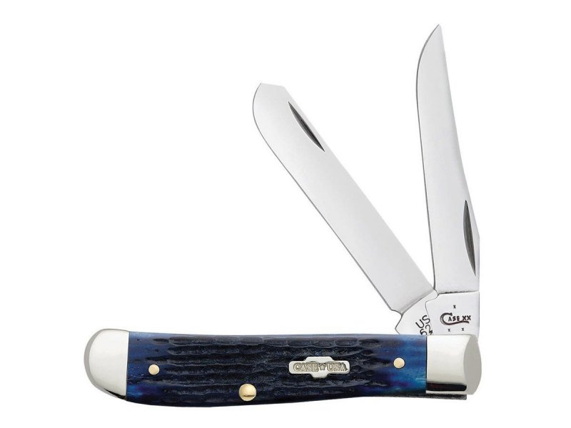 Nóż Case Rogers Mini Trapper SS Blue Bone