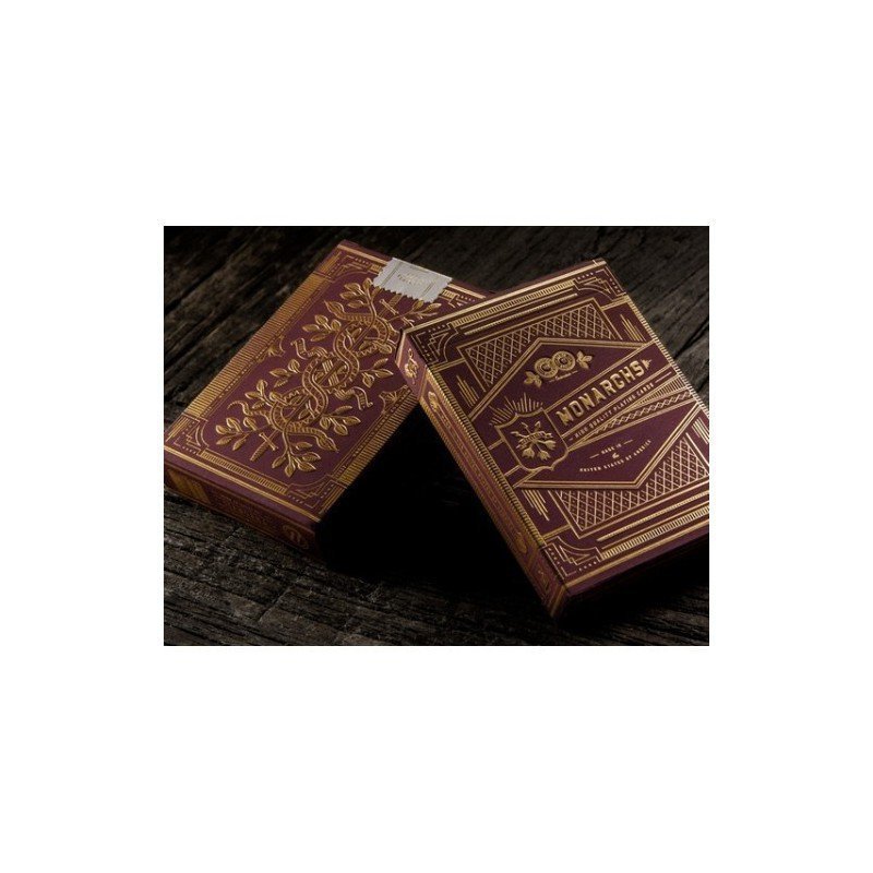 Karty Monarchs Red Theory11 Premium 2 Talie Matowe