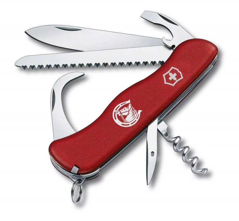 Scyzoryk Victorinox Equestrian - Do jeździectwa, 12 funkcji, blokowane ostrze, narzędzie do kopyt - Poliamid - 125 g