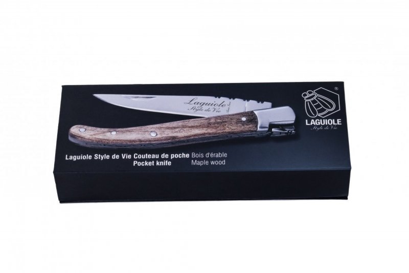 Nóż Kieszonkowy Laguiole Luxury Line Klon 9 Cm