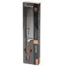 Nóż Santoku Fissman Bremen 18cm, drewno różane, precyzyjny, stal X50