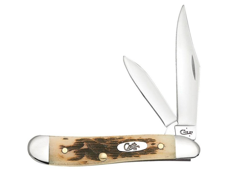 Scyzoryk Case Peanut SS Amber Bone