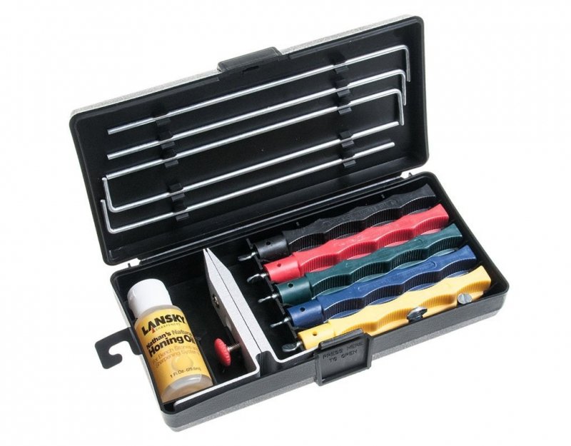 Zestaw Deluxe-system ostrzaĹek do noĹźy Lansky LKCLX