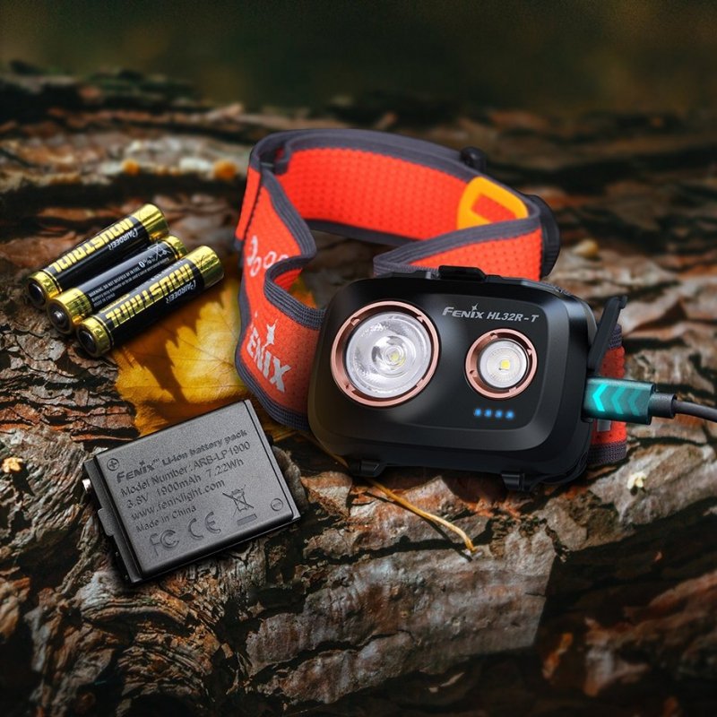 Latarka Diodowa Fenix Hl32r-t Czołówka Czarna