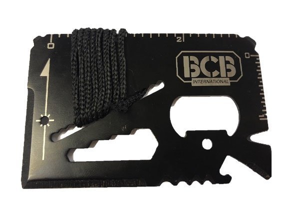 Karta survivalowa BCB Mini Work Tool Black