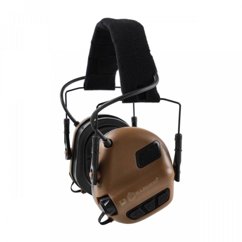 Aktywne ochronniki słuchu Earmor M31-CB Plus coyote brown
