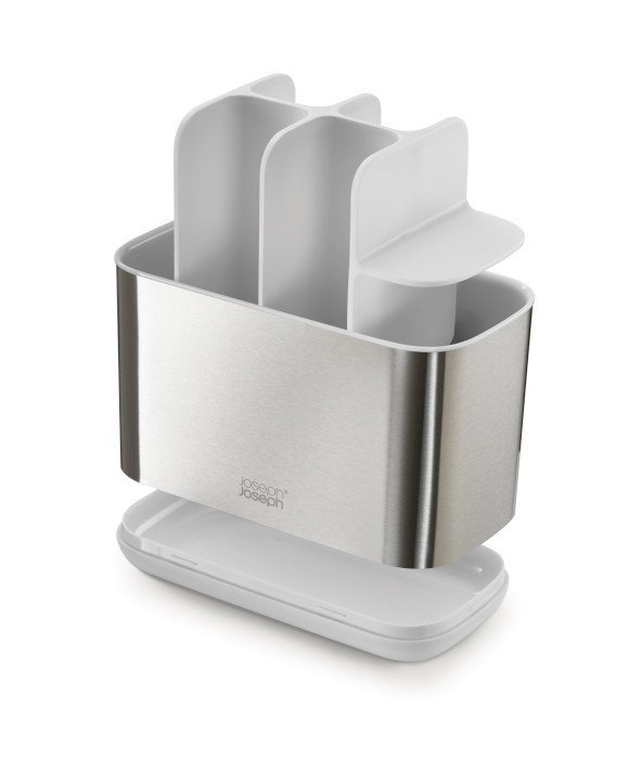 Joseph Joseph Pojemnik łazienkowy L EasyStore™ Steel, biały
