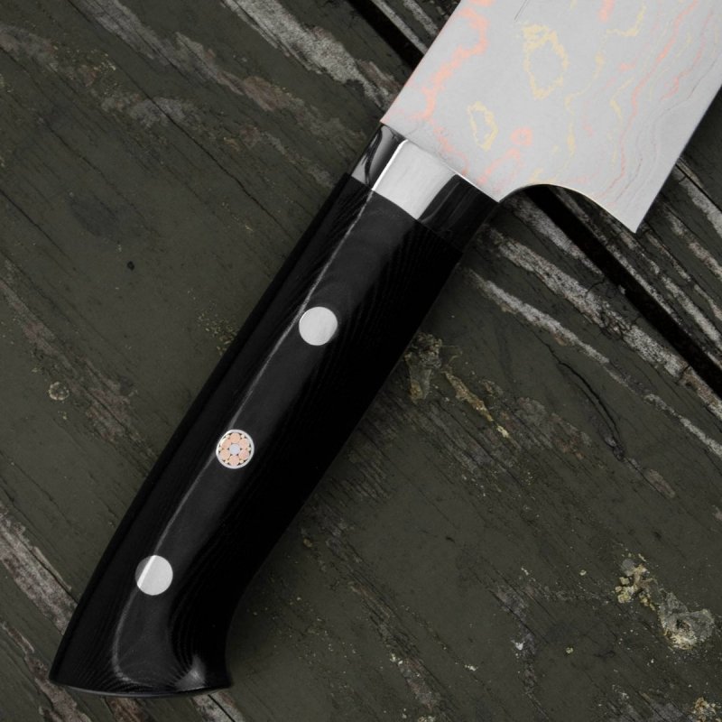 Takeshi Color Iron wood Santoku 18cm