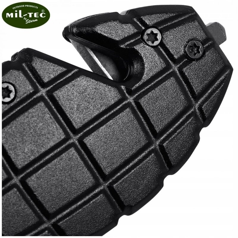 NÓŻ Ratowniczy MilTec Rescue Granat Składany Czarny