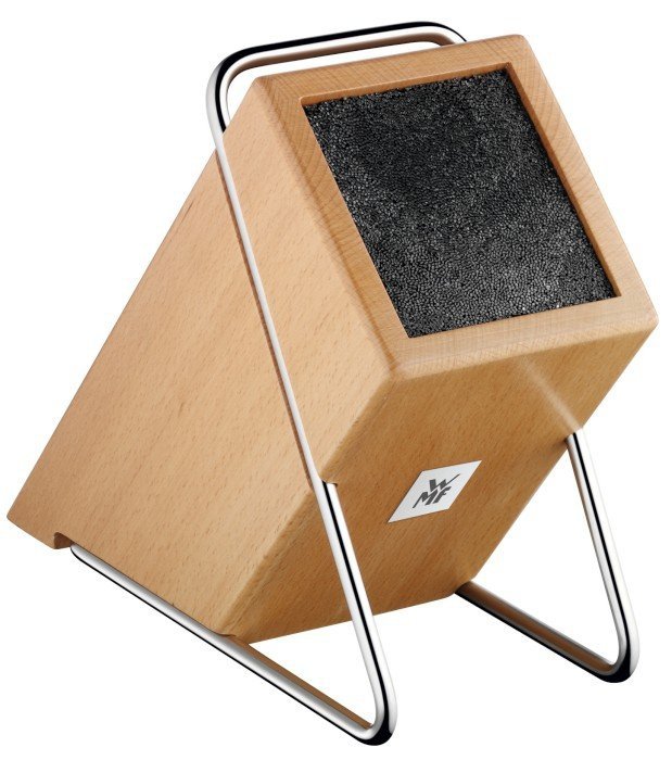 Blok na noże WMF kwadratowy drewno bukowe uniwersalny