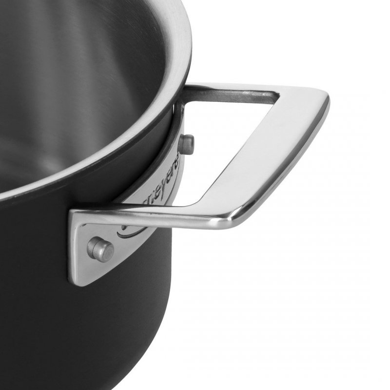 DEMEYERE BLACK 5 Garnek Niski Z Pokrywką 1.5 Ltr Black 5