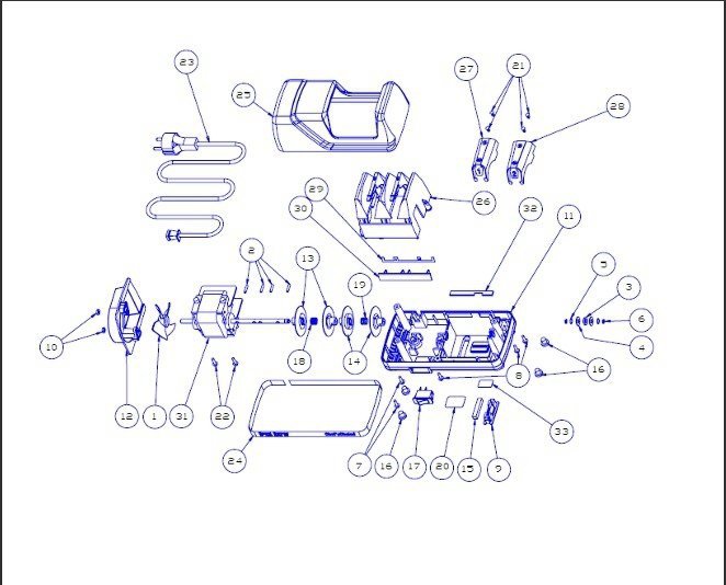 Obudowa do ostrzałki CC-320 Chef's Choice