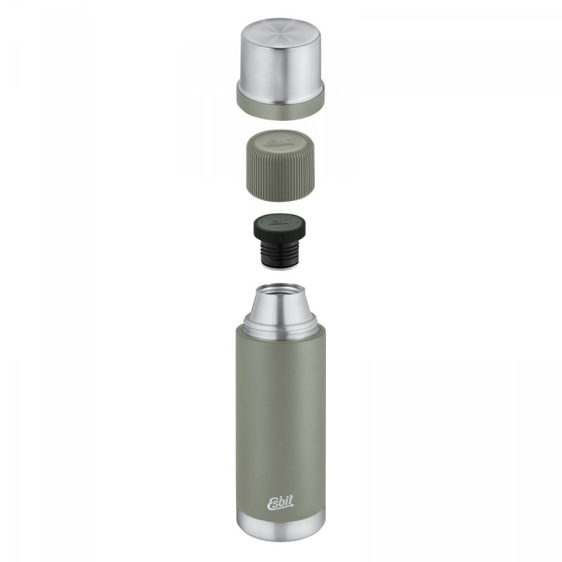 Termos na kawę herbatę Esbit Sculptor Vacuum Flask 1 l szary