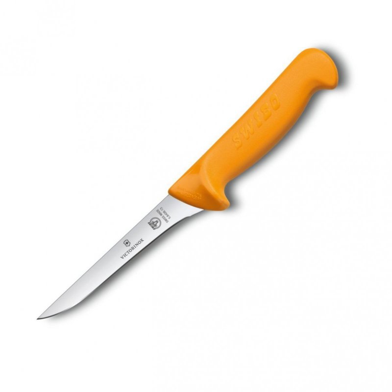 Nóż trybownik Victorinox Swibo - Wąskie, precyzyjne ostrze, wygodna rękojeść, do trybowania i fletowania - 13 cm - 5.8408.13