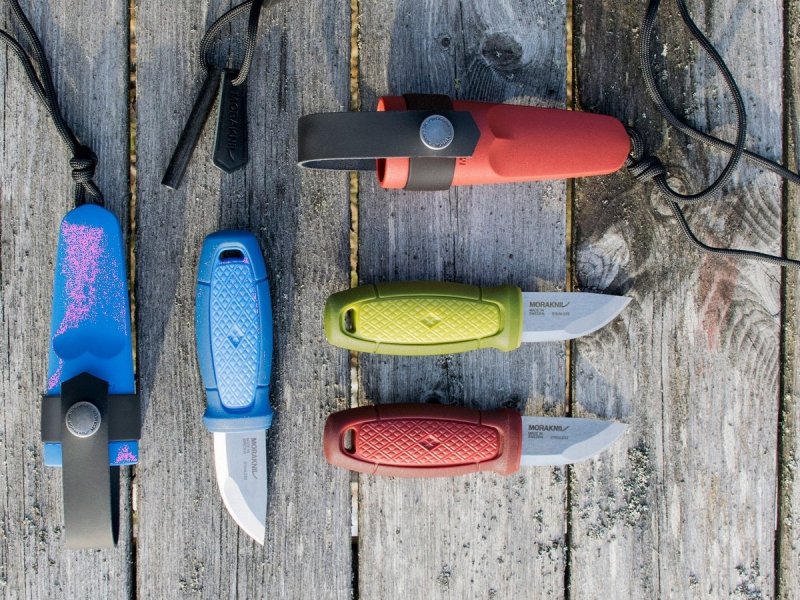 Nóż Morakniv Eldris żółty z zestawem Neck Knife Kit