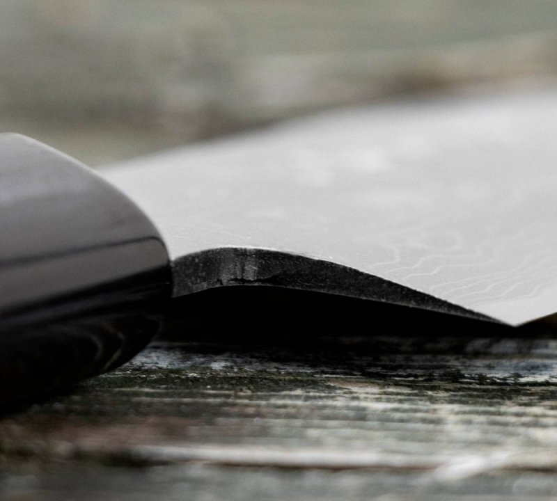 Hideo Kitaoka Shirogami Satin Nóż Kamagata Usuba 12 cm