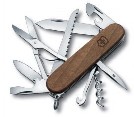 Scyzoryk Victorinox Huntsman Wood 1.3711.63 , 15 Narzędzi, Drewno