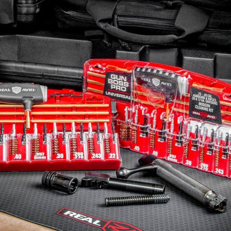 Zestaw do czyszczenia broni Real Avid Gun Boss Pro dla .22 - 12GA