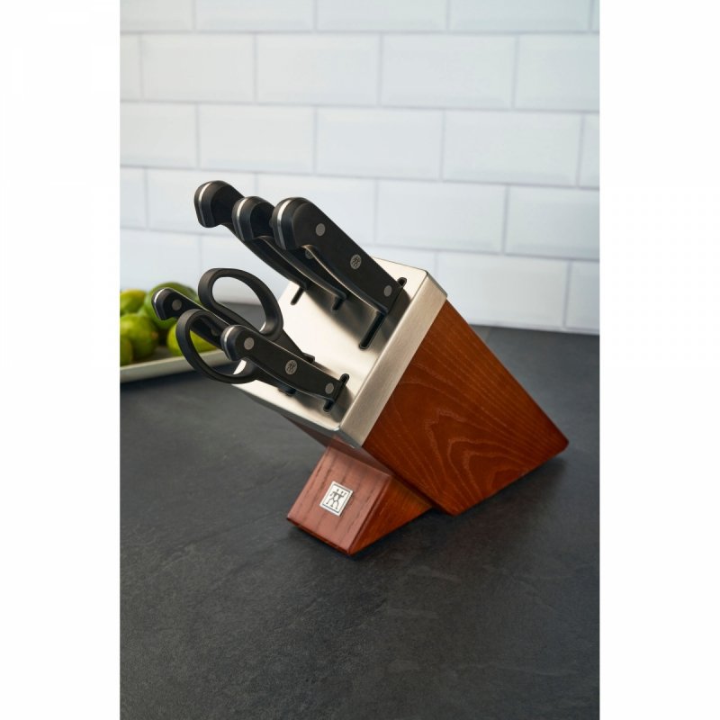 Zestaw 5 Noży W Bloku Samoostrzącym Gourmet Zwilling