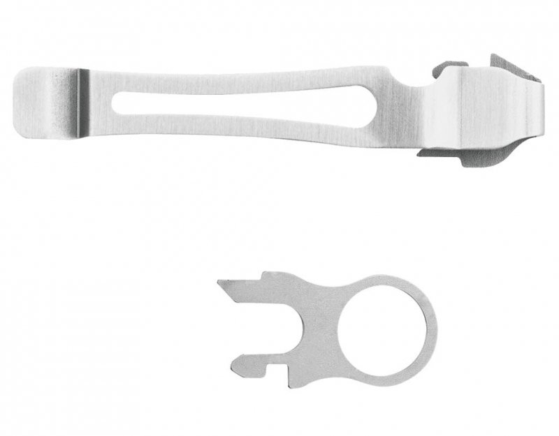 Klips i pierścień do smyczy Leatherman - zabezpieczenie narzędzi multitool, łatwe mocowanie do kieszeni, kompatybilny z modelami Charge i Wave - 934850 - Leatherman