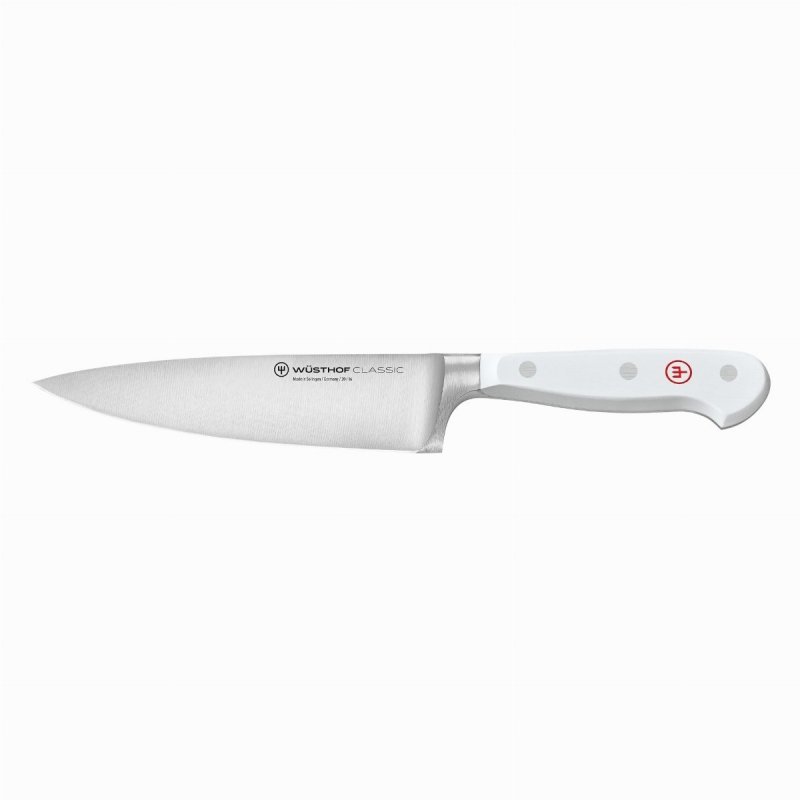 Wusthof Classic White Santoku 16 cm z Wgłębieniami