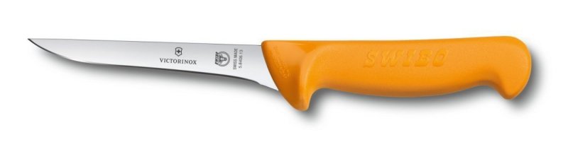Nóż trybownik Victorinox Swibo - Wąskie, precyzyjne ostrze, wygodna rękojeść, do trybowania i fletowania - 13 cm - 5.8408.13