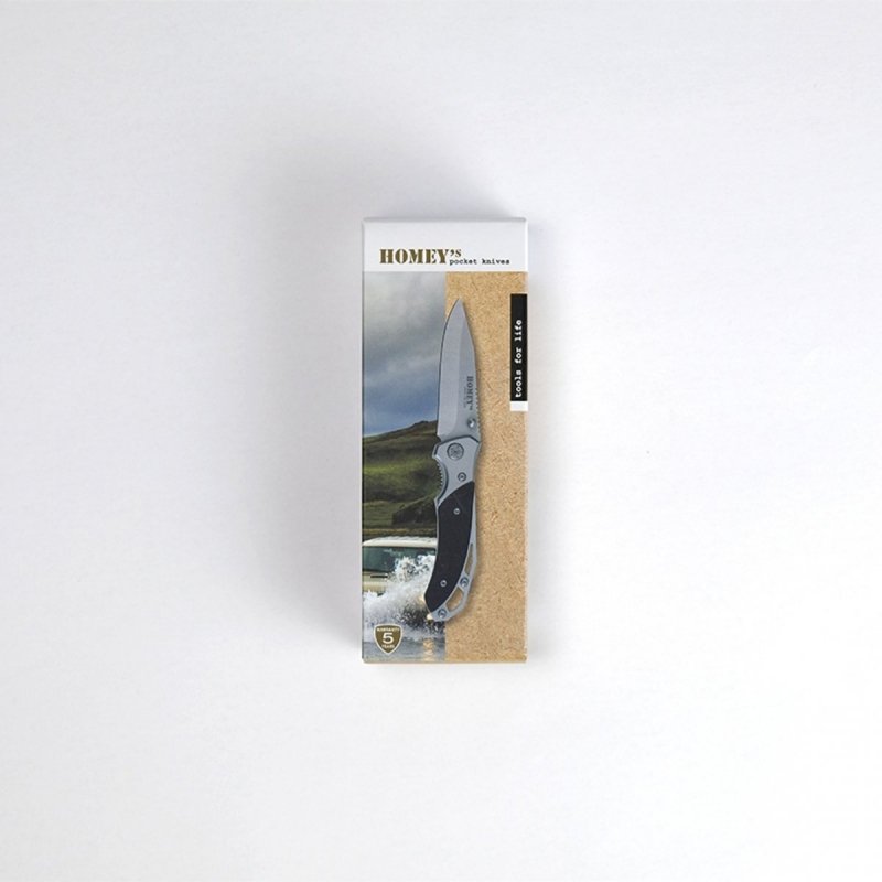 Nóż z blokadą ostrza  Homey's, Escape K3 Włkono szklane i stal nierdzewna