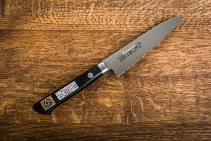 Nóż Masahiro BWH Chef 24 cm black pakkawood MBS-26 lekki