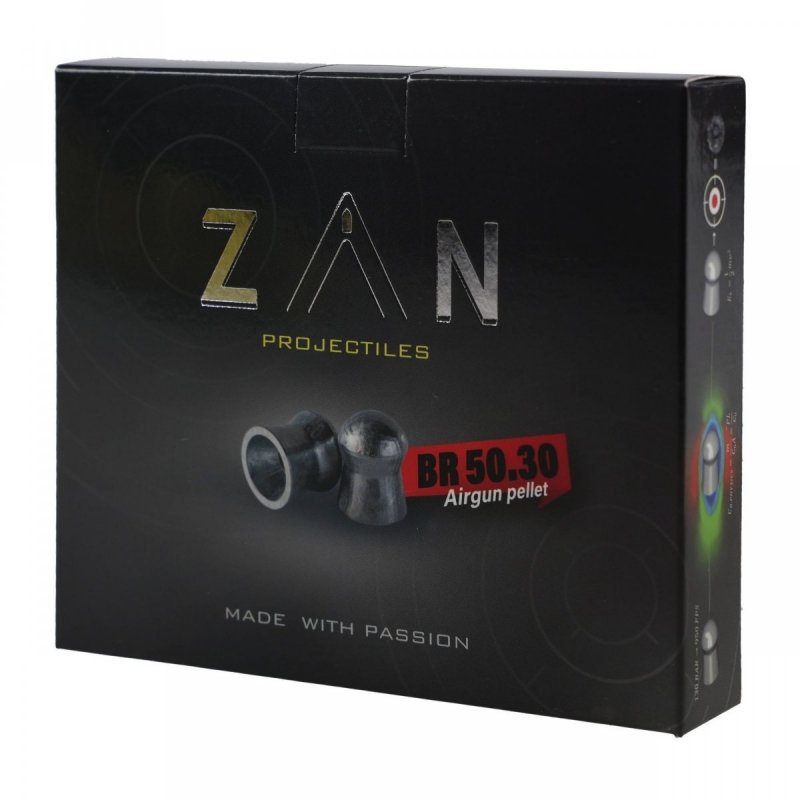 Śrut ZAN Pellet .30 (7,62mm) 48 grain (3,11grama) - 154sztuk w paczce