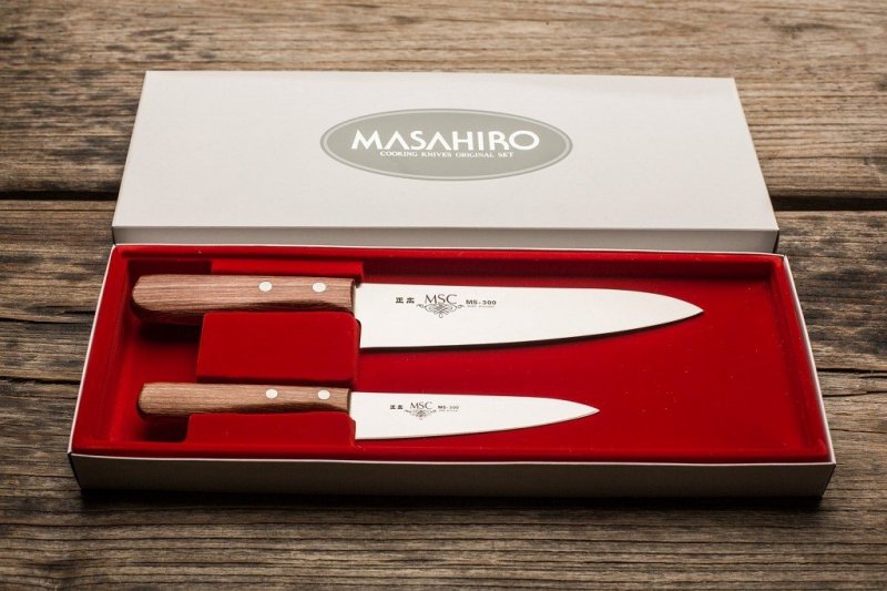 Zestaw 2 noży Masahiro MSC 18/12 cm Chef i Paring MBS-26