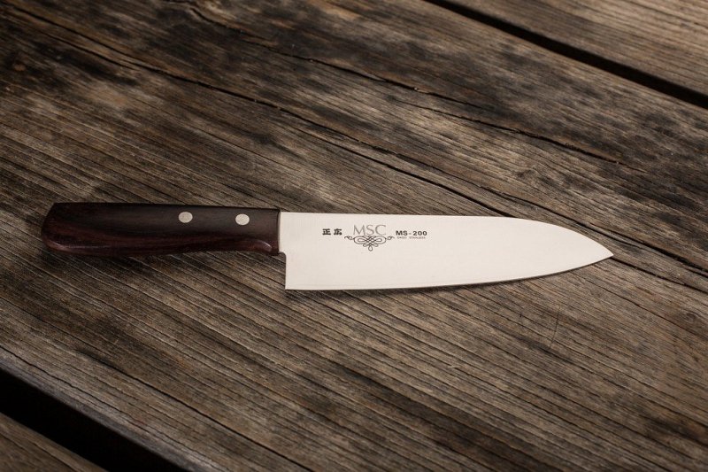 Nóż Masahiro Msc Santoku 165mm [11061] uniwersalny