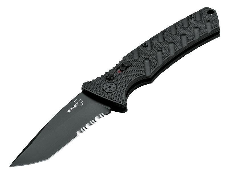 Nóż Boker Plus Strike Tanto, stal AUS-8, aluminium, automat