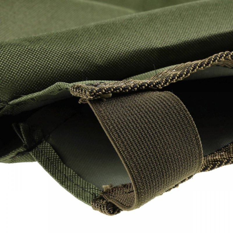 Pokrowiec na fotel samochodowy przód oliwkowy 02, haft jeleń beż