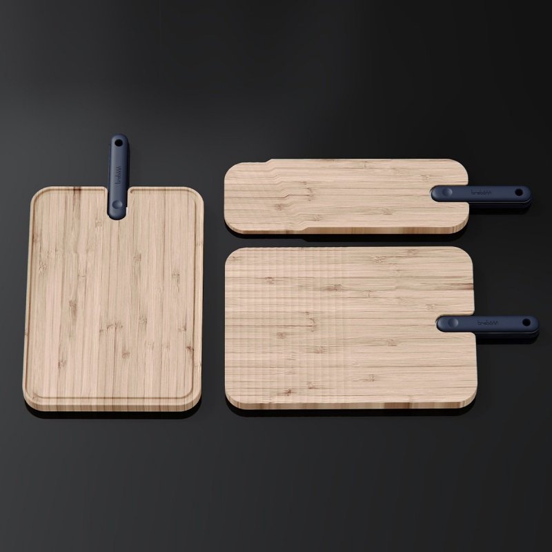 Deska kuchenna z nożem szefa kuchni - Artu Black / Trebonn