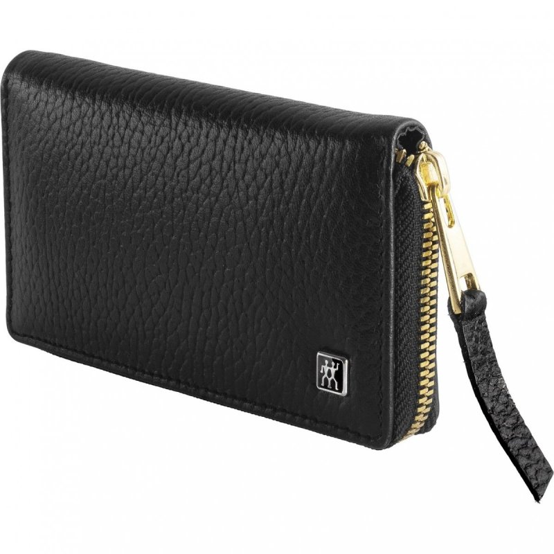 Zestaw Do Manicure – Czarne Skórzane Etui, 3 Elementy Twinox Gold Edition Zwilling