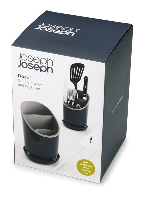 Ociekacz na sztućce Joseph Joseph Dock szary