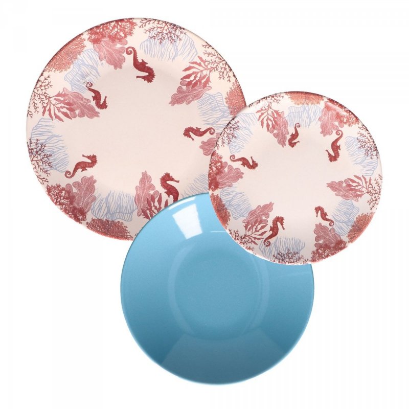 Serwis Obiadowy Dla 6 Osób Seabed Rose&Tulipani